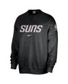 Nike Men's Black Phoenix Suns Courtside Standard Issue Performance Pullover Sweatshirt In Black
