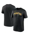 Nike Black Pittsburgh Pirates Legend Fuse Wordmark T-shirt