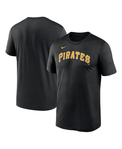 NIKE MEN'S BLACK PITTSBURGH PIRATES FUSE LEGEND T-SHIRT