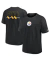 Nike Black Pittsburgh Steelers Dominate The Game Essential Max90 T-shirt In Black