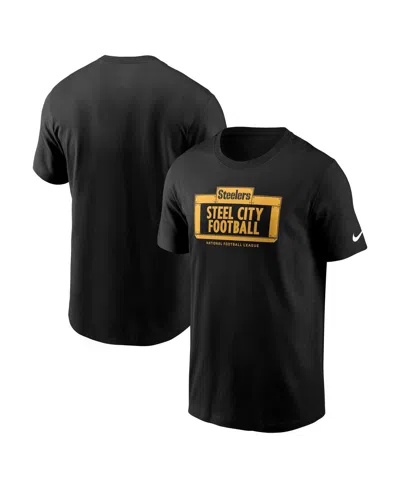 Nike Black Pittsburgh Steelers Primetime Local Essential T-shirt