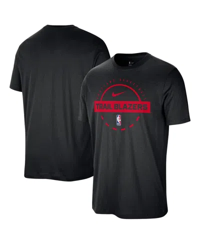 Nike Men's Black Portland Trail Blazers Authentic Practice T-shirt