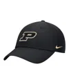 Nike Men's Black Purdue Boilermakers 2025 On-field Club Performance Adjustable Hat In Black