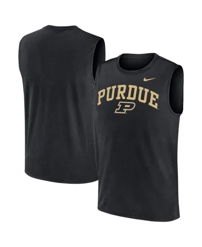 Nike Men's Black Purdue Boilermakers Legend Dri-fit Tank Top
