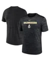 Nike Men's Black Purdue Boilermakers Velocity Performance T-shirt In Black