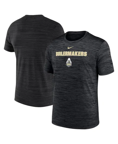 Nike Men's Black Purdue Boilermakers Velocity Performance T-shirt