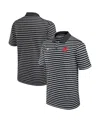 Nike Black Rutgers Scarlet Knights Victory Stripe Performance Polo In Black