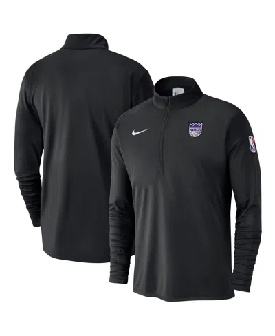 Nike Men's Black Sacramento Kings 2024/25 Courtside Performance Half-zip Top