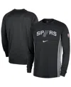 Nike Men's Black San Antonio Spurs 2025/26 Authentic Pre-game Legend Dri-fit Long Sleeve Shooting Shirt In Black