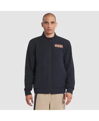 Nike Black San Francisco 49ers 2025 Rivalries Collection Sideline Full-zip Bomber Jacket