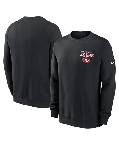 Nike Men's Black San Francisco 49ers Primetime Club Fleece Pullover Sweatshirt
