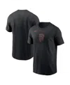 Nike Black San Diego Padres  Lights Out Color Pop T-shirt In Black