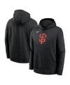 Nike Black San Francisco Giants Logo Club Fleece Pullover Hoodie