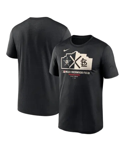 Nike Men's Black St. Louis Cardinals 2024 Rickwood Classic Legend T-shirt