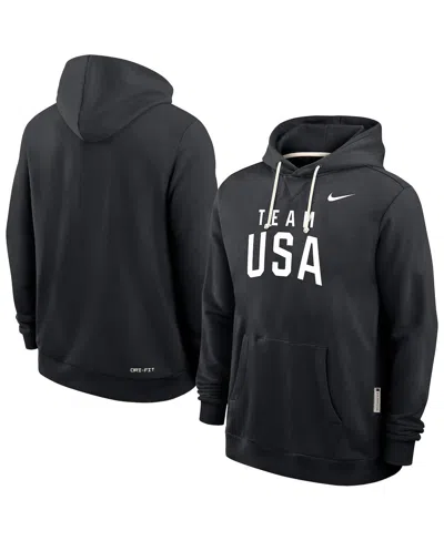 NIKE MEN'S BLACK STANDARD ISSUE DRI-FIT HOODIE