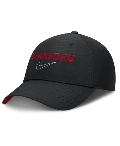 Nike Men's Black Stanford Cardinal Club Prep Performance Adjustable Hat