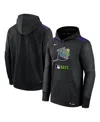 Nike Men's Black Tampa Bay Rays Authentic Collection Performance Pullover Hoodie In Black