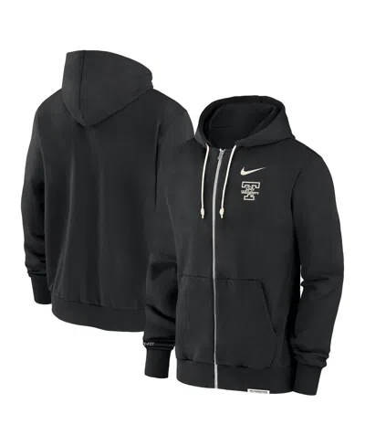 Nike Men's Black Tennessee Lady Volunteers On-court Performance Full-zip Hoodie