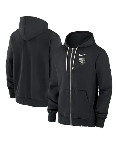 NIKE MEN'S BLACK TENNESSEE VOLUNTEERS ON-COURT PERFORMANCE FULL-ZIP HOODIE