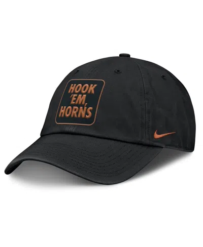Nike Men's Black Texas Longhorns Local Club Adjustable Hat
