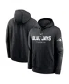 Nike Men's Black Toronto Blue Jays Fashion Club Pullover Hoodie In Black