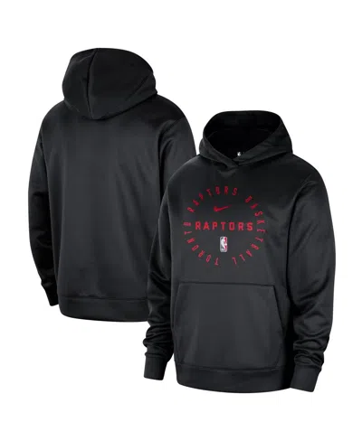 Nike Men's Black Toronto Raptors 2024/25 Spotlight On-court Practice Performance Pullover Hoodie