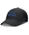 Nike Men's Black Ucla Bruins Rise Practice Adjustable Hat In Black