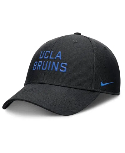 Nike Kids' Men's Black Ucla Bruins Rise Practice Adjustable Hat