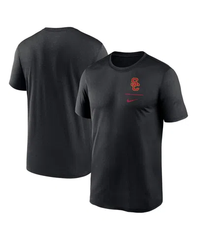 Nike Men's Black Usc Trojans Primary Logo Legend Performance T-shirt