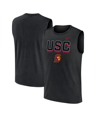 Nike Men's Black Usc Trojans Primetime Tricode Legend Performance Tank Top