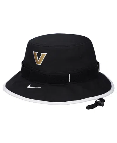 Nike Men's Black Vanderbilt Commodores 2024 Sideline Apex Performance Boonie Bucket Hat