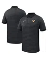 Nike Black Vanderbilt Commodores 2025 Early Season Coaches Sideline Victory Stripe Performance Polo In Black
