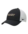 Nike Men's Black Vanderbilt Commodores On-field Club Adjustable Trucker Hat In Black