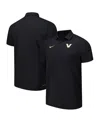 Nike Men's Black Vanderbilt Commodores Performance Polo In Black