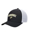 Nike Men's Black Vanderbilt Commodores Vintage Arch Rise Performance Trucker Adjustable Hat In Black