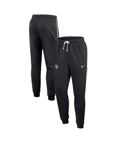 Nike Men's Black Wake Forest Demon Deacons 2025 Sideline Performance Taper Pants