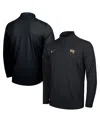 Nike Men's Black Wake Forest Demon Deacons Intensity Performance Quarter-zip Pullover Sweatshirt In Black