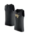Nike Men's Black Wake Forest Demon Deacons Tank Top In Black