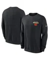 Nike Men's Black Washington Commanders Primetime Club Fleece Pullover Sweatshirt In Black