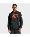 Nike Washington Commanders Initial Home Sideline  Men's Dri-fit Nfl Pullover Hoodie In Black