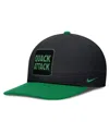 Nike Men's Black/green Oregon Ducks 2025 Sideline Campus Pro Local Snapback Hat