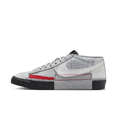 Nike Men's Blazer Low Pro Club Shoes In Grey