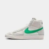 Nike Men's Blazer Mid Pro Club Casual Shoes In Pure Platinum/phantom/summit White/stadium Green