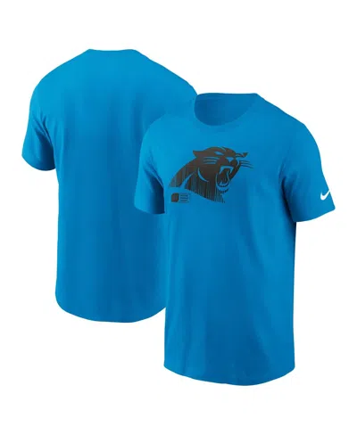 NIKE MEN'S BLUE CAROLINA PANTHERS FADED ESSENTIAL T-SHIRT