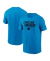 Nike Carolina Panthers Sideline Team Issue  Men's Dri-fit Nfl T-shirt In Blue