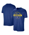 Nike Blue Denver Nuggets Authentic Practice T-shirt In Blue