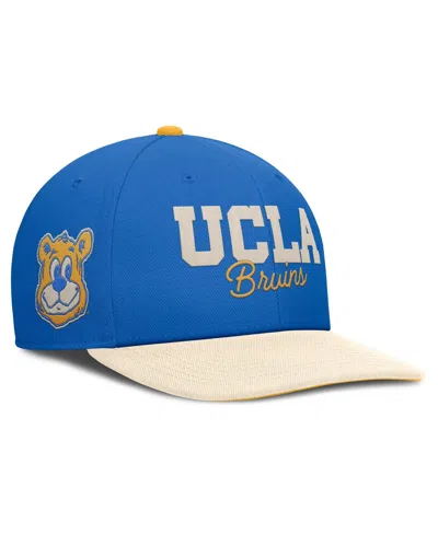 Nike Men's Blue/cream Ucla Bruins Pro Legacy Script Snapback Hat In Multi