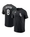 Nike Men's Frank Thomas Black Chicago White Sox Cooperstown Collection Name Number T-shirt In Black