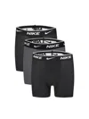 Nike Kids' Essential Dri-fit Micro Assorted 3-pack Boxer Briefs In Black Dark Grey