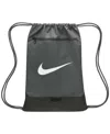 Nike Men's Brasilia 9.5 Training Gym Sack (18l) In Iron Grey,black,white